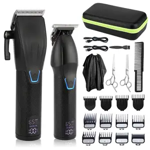 Maquinilla eléctrica para cortar el pelo para hombre, cortadora profesional, herramienta <span class=keywords><strong>de</strong></span> peluquero, cortadora eléctrica <span class=keywords><strong>de</strong></span> grabado para salón <span class=keywords><strong>de</strong></span> belleza - Product Image 1