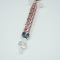 Seringue d'irrigation nasale pour enfants avec embout en silicone souple, nettoyeur nasal doux pour enfants, seringue de lavage nasal pour animaux de dessin animé