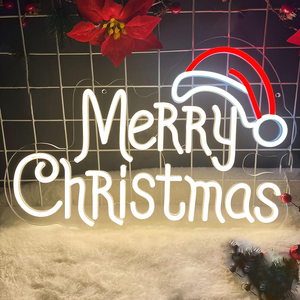 Letreros Luminosos Personalizados para Celebrar Días Festivos, Decoración de Pared LED de Neón para Fiesta de Nochevieja China, Navidad de Invierno - Product Image 1