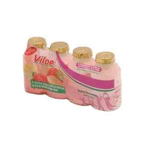 Viloe Soft Drinks about Strawberry and Banana Flavored Saturated Fat Free and Trans Fat Free