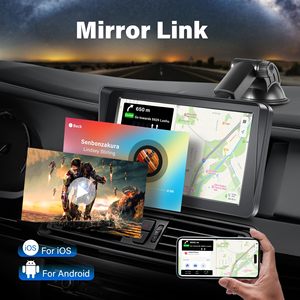 7 ''Xách Tay GPS Đa Phương Tiện Màn Hình Carplay Màn Hình Cho Android Auto & Apple Carplay Bluetooth Hands-Miễn Phí Xe Đài Phát Thanh Tương Thích - Product Image 4