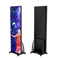 Afficheur LED intérieur MDS P2.5 640*1920mm SMD couleur intégrale 3840HZ Système Android avec roulettes Garantie 2 ans Utilisation publicitaire