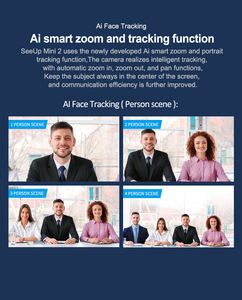 Webcam Seeup Mini2 HD avec microphone et anneau lumineux, sans pilote, idéale pour le bureau personnel - Product Image 6