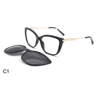 Lunettes de soleil polarisées à clip Ultem neuves d'usine, montures magnétiques pour lunettes