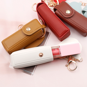 <span class=keywords><strong>Estuche</strong></span> de labios al por mayor con bolsa de cosméticos de espejo Bolsa de maquillaje de almacenamiento de labios Lápiz labial de <span class=keywords><strong>mujer</strong></span> Aceite de labios - Product Image 4