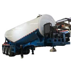 Réservoir de ciment en poudre de banane, 3 axes, Semi-remorque, pour le Transport de aliments d'animaux, g, chine - Product Image 1