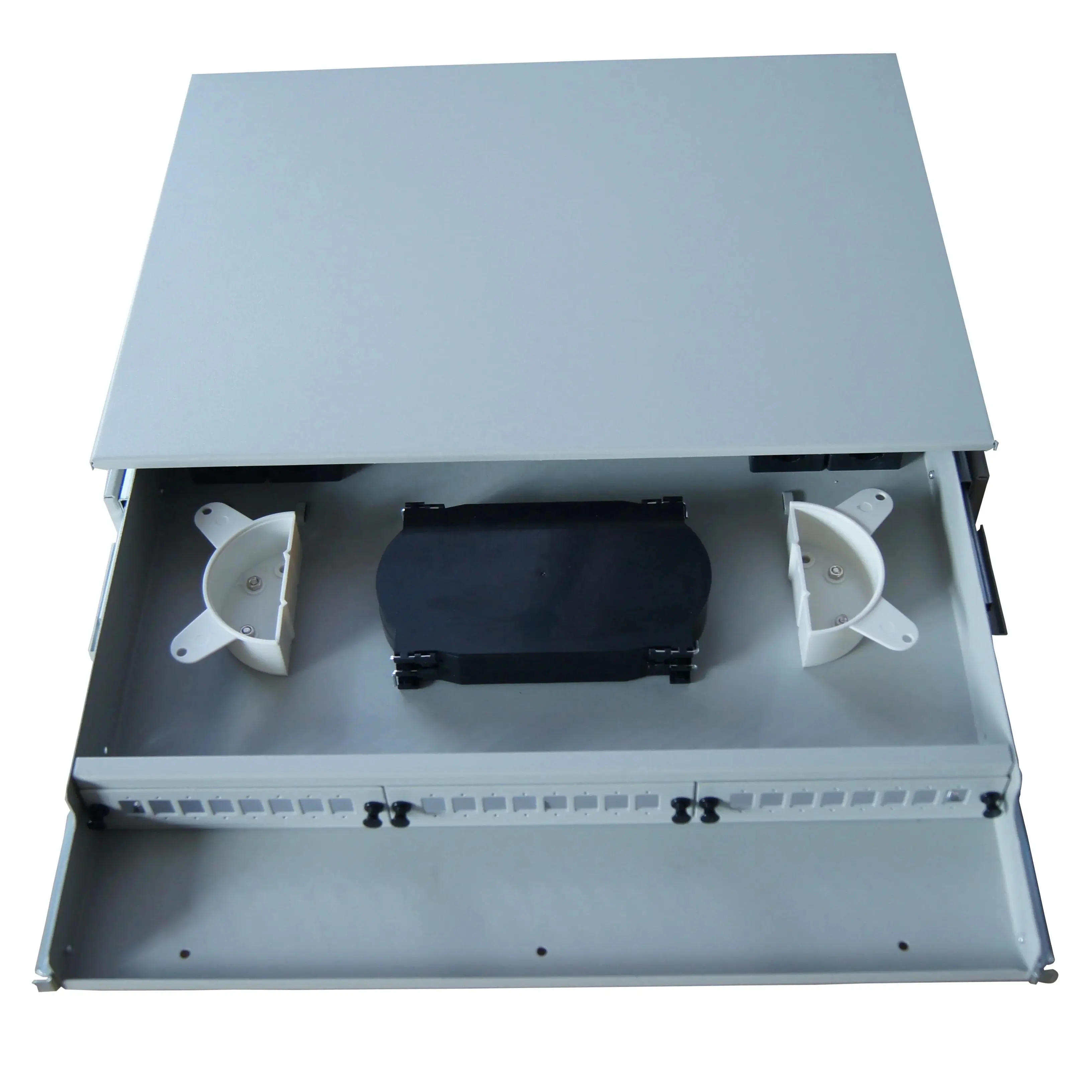 FTTH 48C 24C ODF Optical Distribution Frame 19 inch fiber optic patch panel Splicer Fibra optica ODF