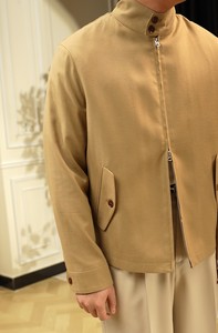 Autunno nuova G9 Safari rivestito in <span class=keywords><strong>lino</strong></span> con colletto con chiusura a cerniera alla moda Casual ampia giacca da <span class=keywords><strong>uomo</strong></span> - Product Image 3