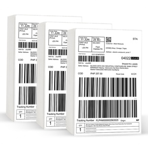 Rollo de Etiquetas Térmicas Autoadhesivas Impermeables de 4 x 6 Pulgadas, Etiquetas de Vinilo en Blanco para Códigos de Barras a Color, para Promociones - Product Image 5