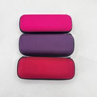 Étui à lunettes de soleil, lunettes de protection et lunettes de myopie en tissu Oxford rectangulaire, EVA, nouveau, anti-pression et anti-chute, multicolore, avec fermeture éclair et crochet