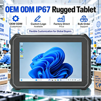 Tablette industrielle portable OEM 7 pouces 8+128 Go Windows 10 Intel N100 Écran IPS haute luminosité 500 nit Batterie 4700 mAh