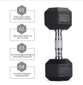 Dinuo Factory Support Hex Haltères Choix Multiples Taille De 2.5kg à 50kg pour la musculation - Product Image 2