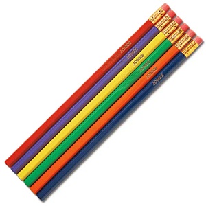 Crayons hexagonaux en graphite de haute qualité pour l'écriture, le <span class=keywords><strong>dessin</strong></span> et le croquis, vert, blanc, rose, <span class=keywords><strong>bleu</strong></span> clair, avec gomme - Product Image 1