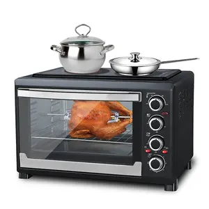 38L Electric Convectional Oven Professional Toaster With 2 Hot Plates