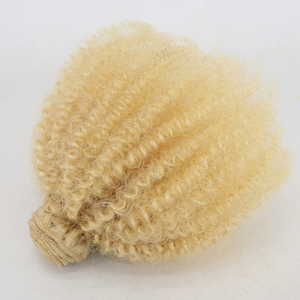 En gros 613 Blonde 100 Européenne Non Transformés Cheveux Humains Afro-kc Bundles Pour Les Femmes Cheveux <span class=keywords><strong>Tissage</strong></span> Tressage Blonde Afro-kc Bundles - Product Image 3