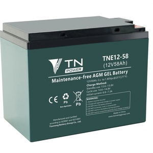 Factory Direct 12V58Ah Lead-Acid VRLA Battery Open Power <b>Tools</b> Home Appliances Golf <b>Carts</b> Automotive Lighting Good Cheap China - Product Image 2
