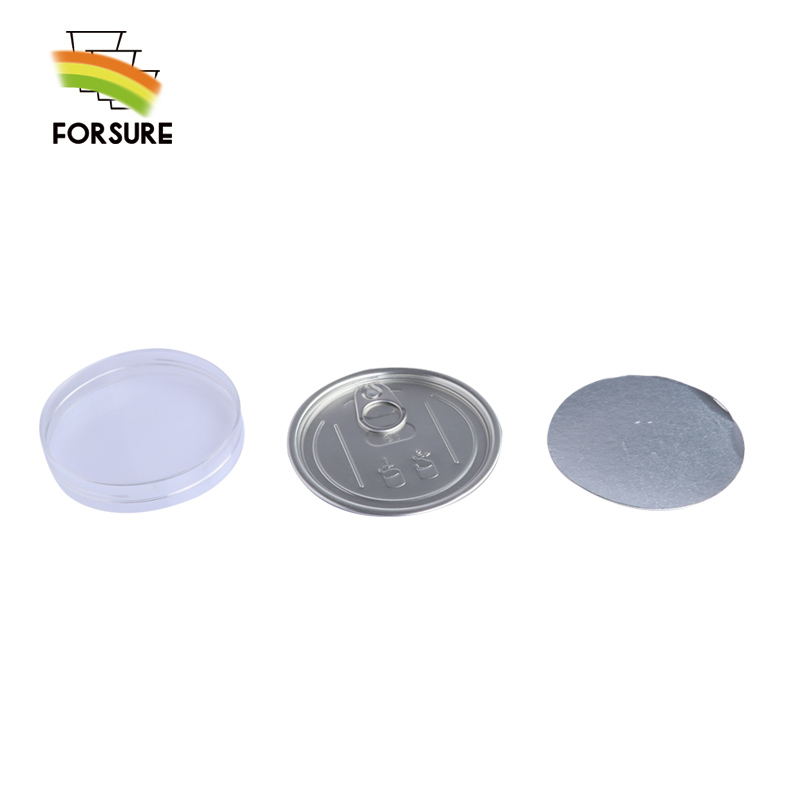 Clear 211# Screw Lid Pet Cookie Jar Square Shape Plastic Food Containers 380ml