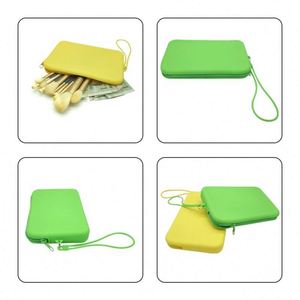 Bolsa de Maquillaje de Silicona con Cierre y Logotipo Personalizado de Dongguan Chang an Xuan, Bolsa para Monedas, Duradera y Moderna - Product Image 6