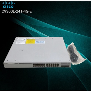 สำหรับ C9300L-24T-4G-E สวิตช์จัดการ Gigabit 24 พอร์ต ของแท้ ซีลโรงงาน Catalyst ความจุ 128Gbps รองรับ SNMP พอร์ต 4xSFP จัดส่งเร็วทั่วโลก - Product Image 1