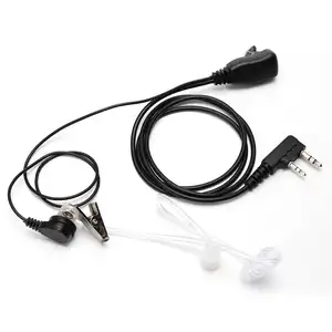 2 Pin air tube earphone Walkie Talkie Earpiece Headset Earphone For BAOFENG/BAOJIE/WEIERWEI Radio