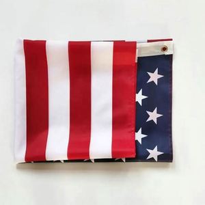Vente directe d'usine en stock, logo personnalisé, drapeau américain en polyester 68D, 3x5 pieds (90x150 cm), taille personnalisée disponible - Product Image 6
