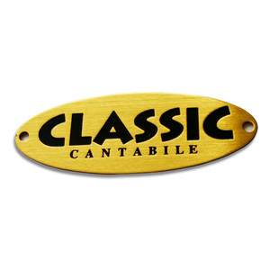 Targhette in Ottone Personalizzate Incise Stile Antico con Lettere Placcate Argento e Oro Nero per Esterni, Insegne Pubblicitarie - Product Image 3