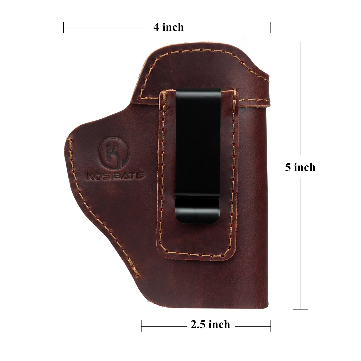 Tactical Gun Holster Leather Holster Concealed Gun Holster Bag for Hunting and Self-Defense