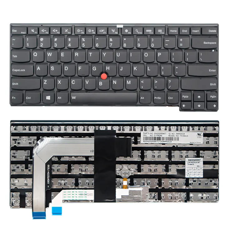 HK-HHT No Backlit US keyboardFor IBM Thinkpad T460S T470S