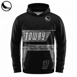 Sudadera con Capucha de Poliéster 100% con Estampado Digital por Sublimación, Diseño Nuevo, Venta al por Mayor, Personalizada, con Cremallera y Mangas Abullonadas - Product Image 2