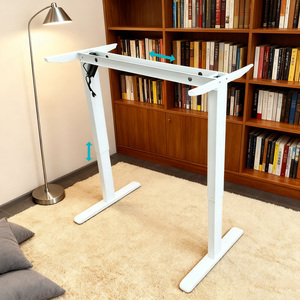 Moderno convertibile in altezza regolabile in metallo singolo motore struttura da scrivania ergonomica <span class=keywords><strong>per</strong></span> mobili da ufficio commerciale - Product Image 1