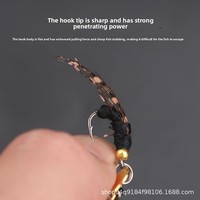 Leurre Artificiel Dur en Métal pour Pêche au Poisson, Modèle Yama Stream Road, avec Paillettes et Micro-organismes, Vert, Bouche Légèrement Relevée, Bande Blanche