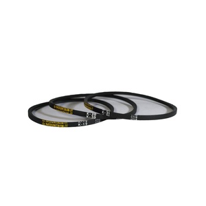 Courroie trapézoïdale de type K classique de haute qualité, transmission de machines industrielles, matériau en caoutchouc de qualité supérieure, angle de 40 degrés, couleur noire - Product Image 1