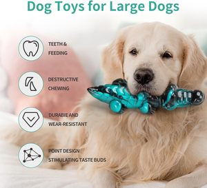 Jouet pour chien en nylon ultra-résistant en forme d'os, modèle classique moderne, idéal pour les mâchoires agressives - Offre Spéciale - Product Image 3