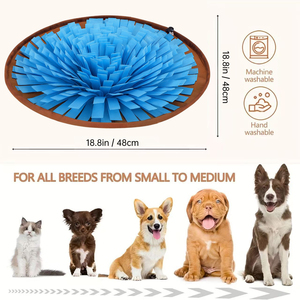 Tappetino Interattivo per Gatti con Puzzle per Alimentazione Lenta, <span class=keywords><strong>Gioco</strong></span> per Tutte le Razze, Stimola le Abilità Naturali di Foraggiamento, Tappetino Olfattivo per Cani - Product Image 2