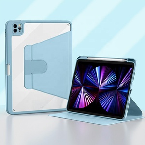 Étui rotatif pour <span class=keywords><strong>Huawei</strong></span> MediaPad T5 10 T3 9.6 M5 Lite 10.1 8.0 support housse pour <span class=keywords><strong>Huawei</strong></span> <span class=keywords><strong>MatePad</strong></span> 11 <span class=keywords><strong>T10S</strong></span> T10 10.4 T8 tablette Funda - Product Image 1