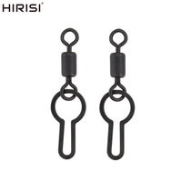 500 pièces Clips pivotants en maille PVA pour la pêche à la carpe, Snap pivotant PVA pour sac de pêche, pour matériel de terminaison et de finition pour la pêche à la carpe