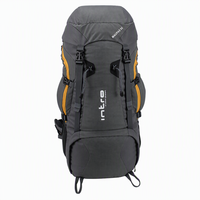Sac à dos de randonnée, camping et voyage durable 55L avec housse de pluie, ajustement réglable, coque souple