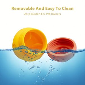 Juguete Interactivo para Perros con Dispensador de Golosinas de Silicona Ecológica de Grado Alimenticio, Juguete para Masticar para Cachorros, Alimentador Lento, para el Aburrimiento - Product Image 5