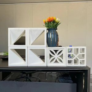 Bloques huecos de hormigón de doble cara, moldes Breeze para decoración exterior de paredes - Product Image 3