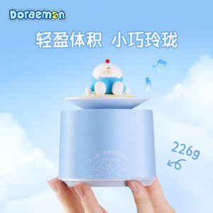 Doraemon Portable Speaker <b>Mini</b> Rechargeable With Clock Function For <b>Desk</b> Use - Product Image 3