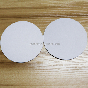 Chất lượng cao cup bản đồ trắng trống Neoprene với cao su vòng hình dạng uống đế lót ly mục đích đặc biệt Túi & trường hợp - Product Image 2