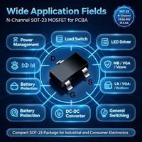 DMN4035L 7 N Channel Enhancement MOSFET 40V 5A SOT 23 Transistor Daya RDS Rendah untuk Peralihan Beban dan Sirkuit DC