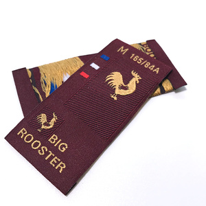 Etiquetas <span class=keywords><strong>de</strong></span> ropa principal tejidas <span class=keywords><strong>de</strong></span> <span class=keywords><strong>sarga</strong></span> personalizadas al por mayor etiqueta para prendas <span class=keywords><strong>de</strong></span> camiseta - Product Image 3