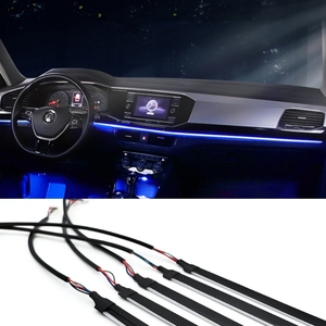 <span class=keywords><strong>Uniauto</strong></span> Magic Colour Smart, Luz Ambiental Universal, Kit de Iluminación Interior RGB Multicolor para Todos los Autos - Product Image 1