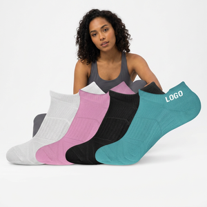 Échantillon Gratuit - Chaussettes de Sport Athlétiques pour Hommes en Coton, Logo Personnalisé, Compression de la Cheville, Séchage Rapide, Respirantes, Idéales pour le Printemps et la Course à Pied (Vente en Gros) - Product Image 3