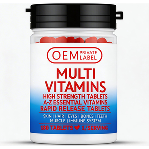 อาหารเสริมโออีเอ็ม สปอร์ต ซัพพลีเมนท์ส มัลติวิตามินและแร่ธาตุแบบแคปซูล 1000 มก. เม็ดมัลติวิตามินสำหรับผู้หญิงและผู้ชาย - Product Image 1