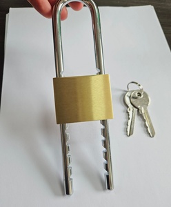 <span class=keywords><strong>Candado</strong></span> de latón ajustable de grillete largo resistente de buena calidad barato de seguridad superior - Product Image 5