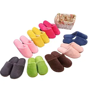 Manufacturer Supplier China cheap Autumn And Winter Bottom Soft Non-slip Indoor Cotton Slippers