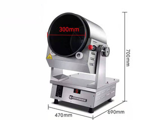 Machine de cuisson électrique automatique intelligente avec moteur pour la boulangerie et l'usine de fabrication d'huile de cuisson, cuisson par lots - Product Image 2
