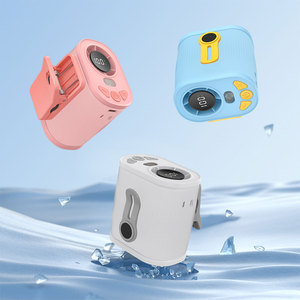 Siou Mini Clip Fan YH-F129 Digital Display <b>Battery</b> Powered Portable Wearable Fan 360 Degree Rotating Waist Hanging - Product Image 1